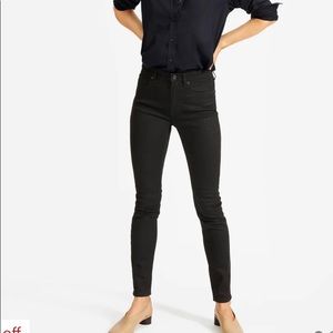 Everlane mid rise skinny denim jean 26 ankle short black